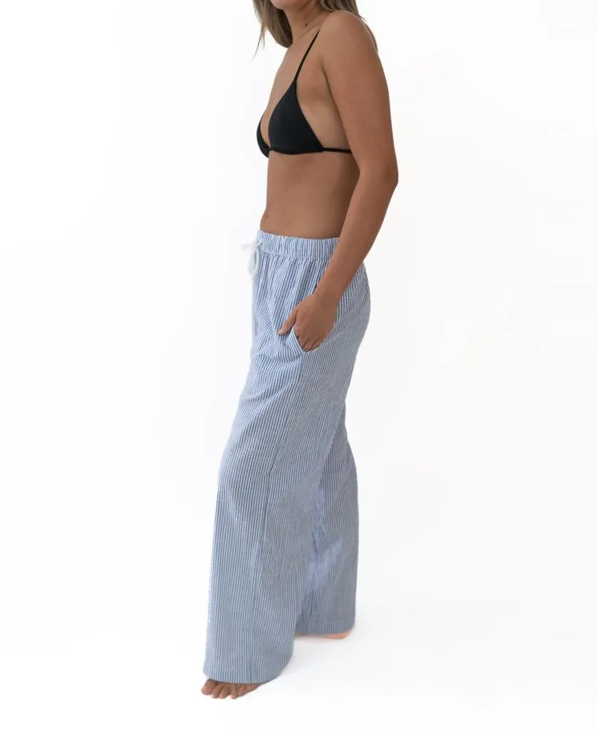 Gigi Linen Pant | Stripe