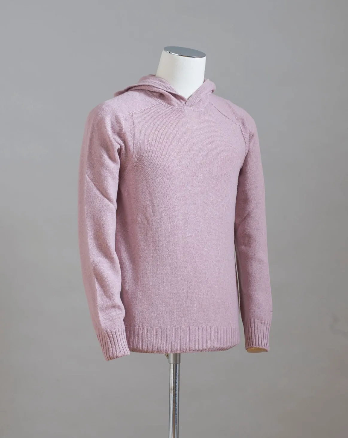 Gran Sasso Geelong Wool Hoodie / Dusty Rosa