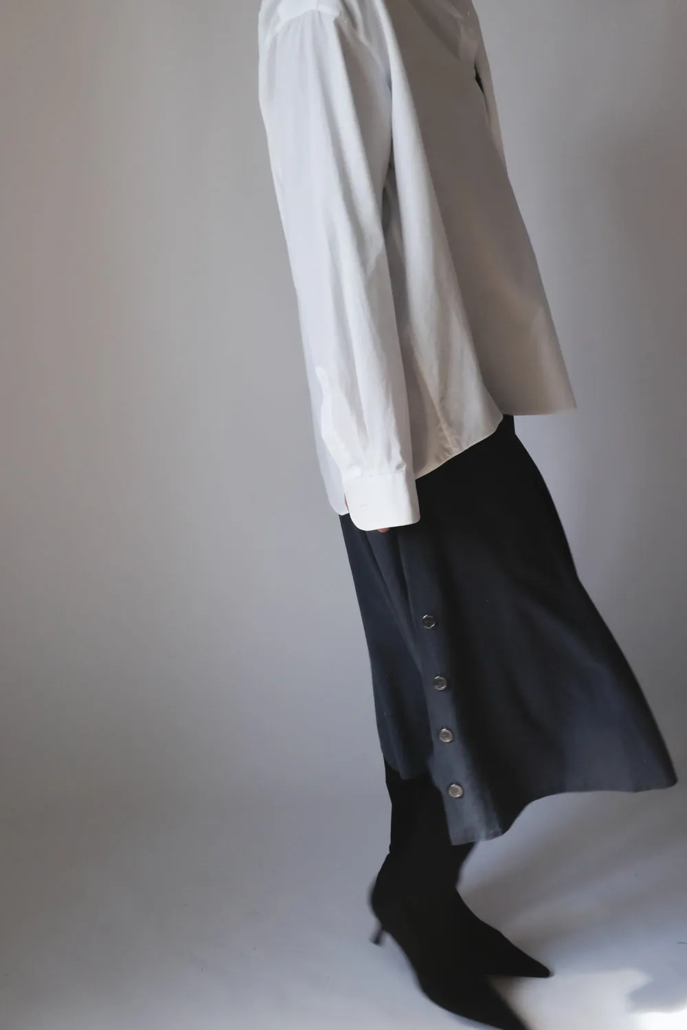 GREY VINTAGE SKIRT TROUSERS