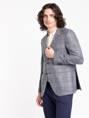 Grey/Red Check Sport Jacket