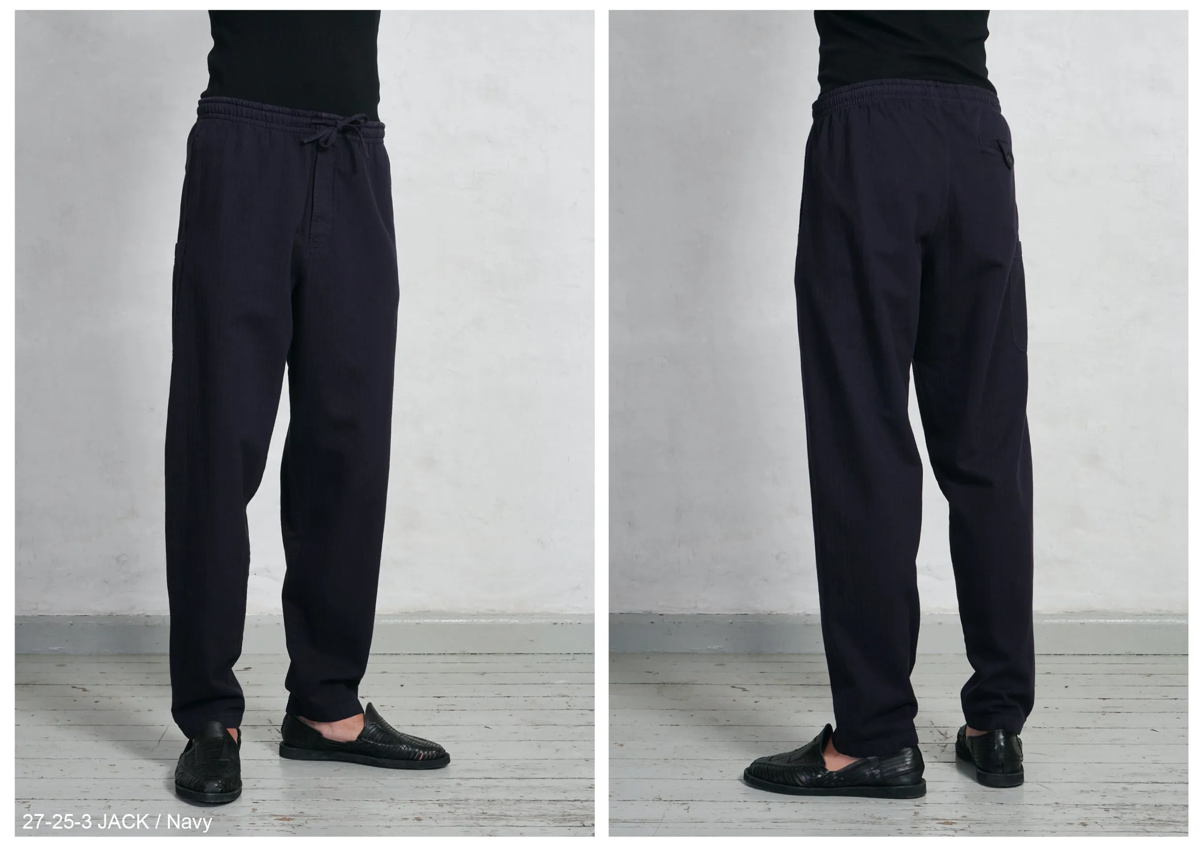 JACK | Casual Drawstring Trousers | Navy