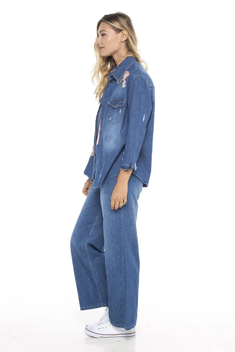 Jean Plain Long Pants