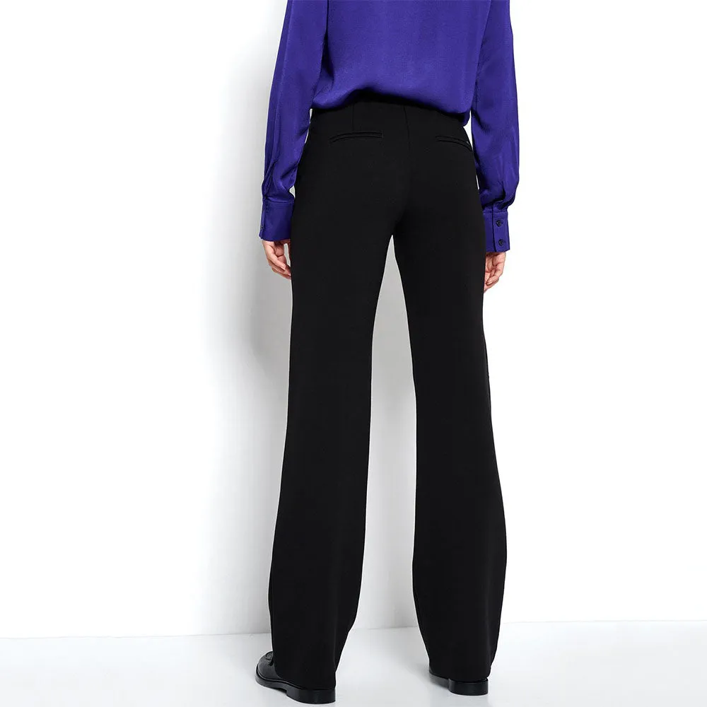 Jenny Black Wide Leg Trousers