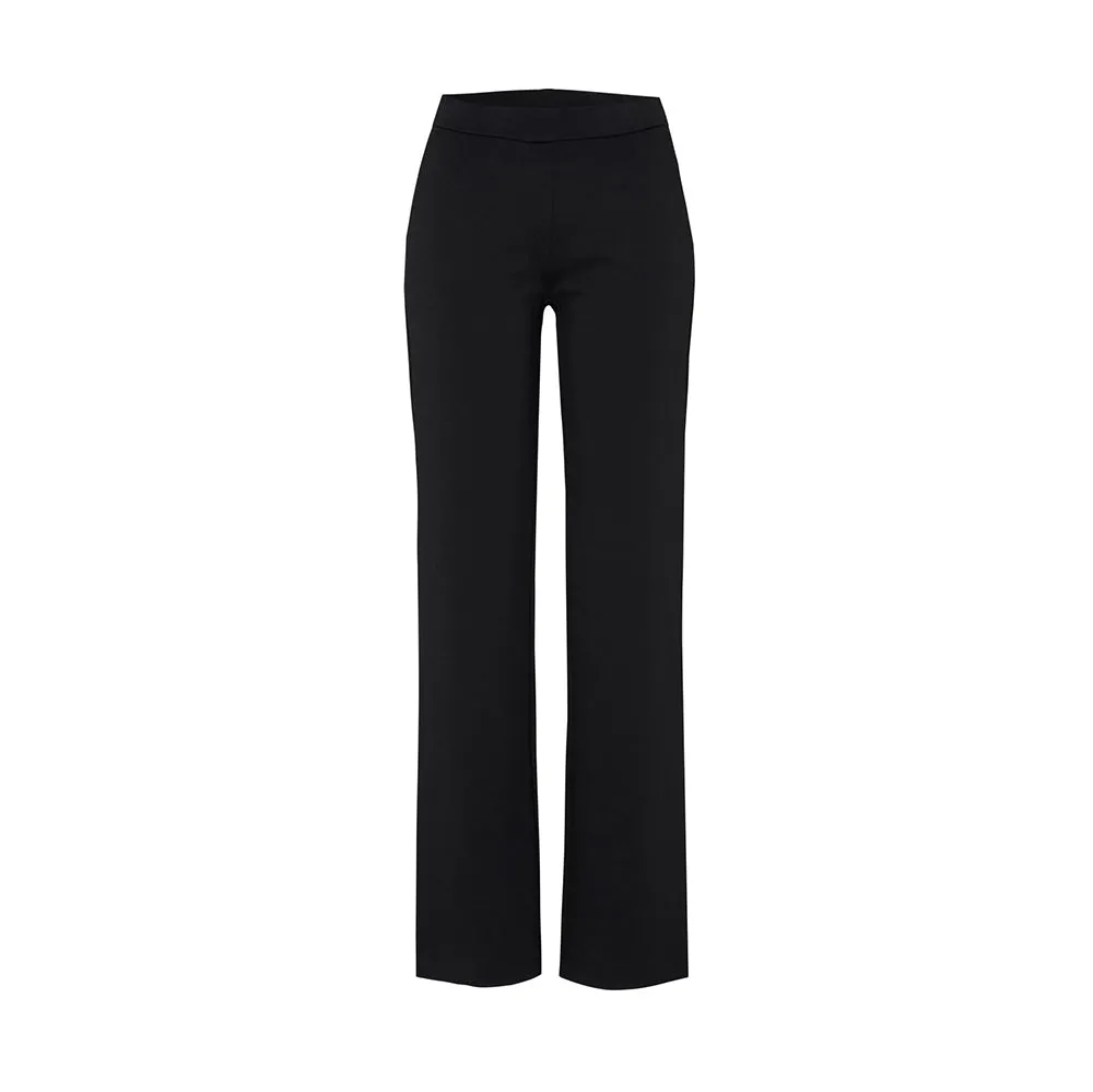 Jenny Black Wide Leg Trousers