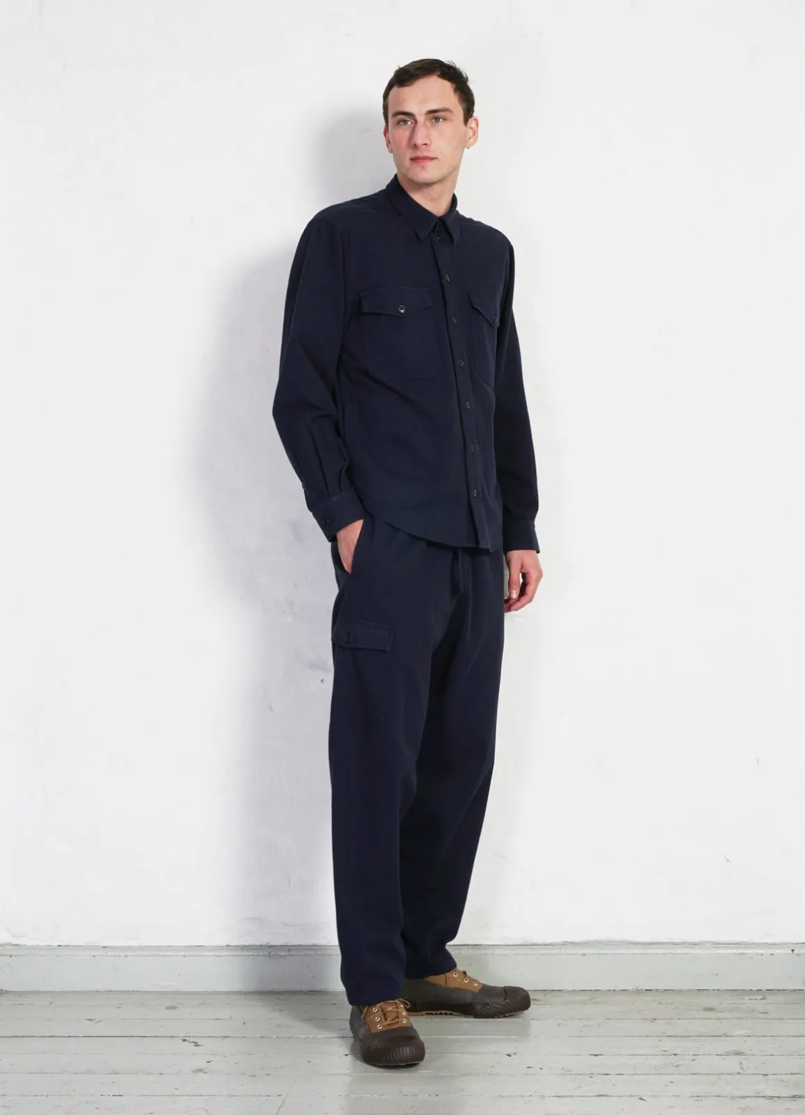 JIMMY | Casual Cargo Drawstring Pants | Navy