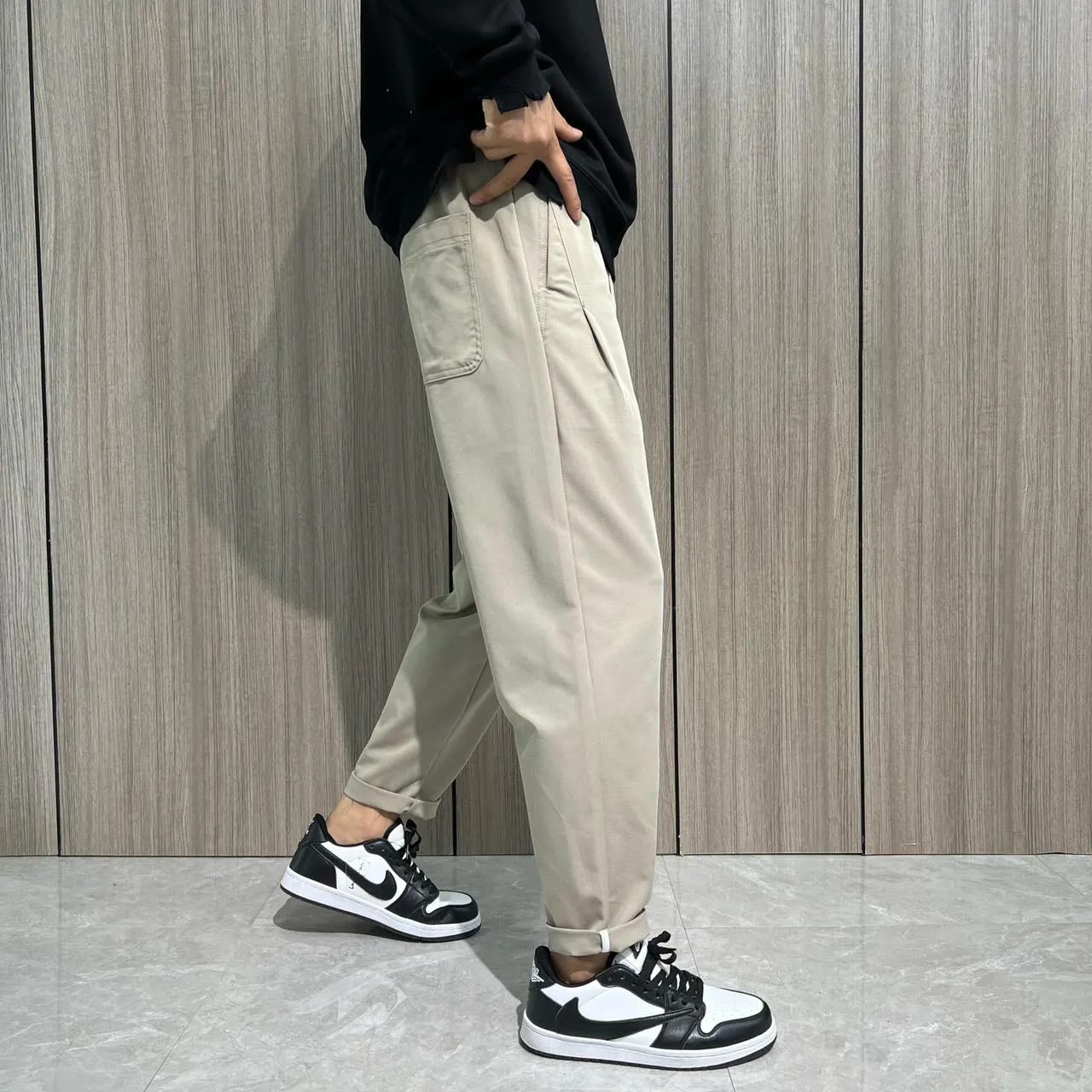 Khaki Cargo Pants 1185