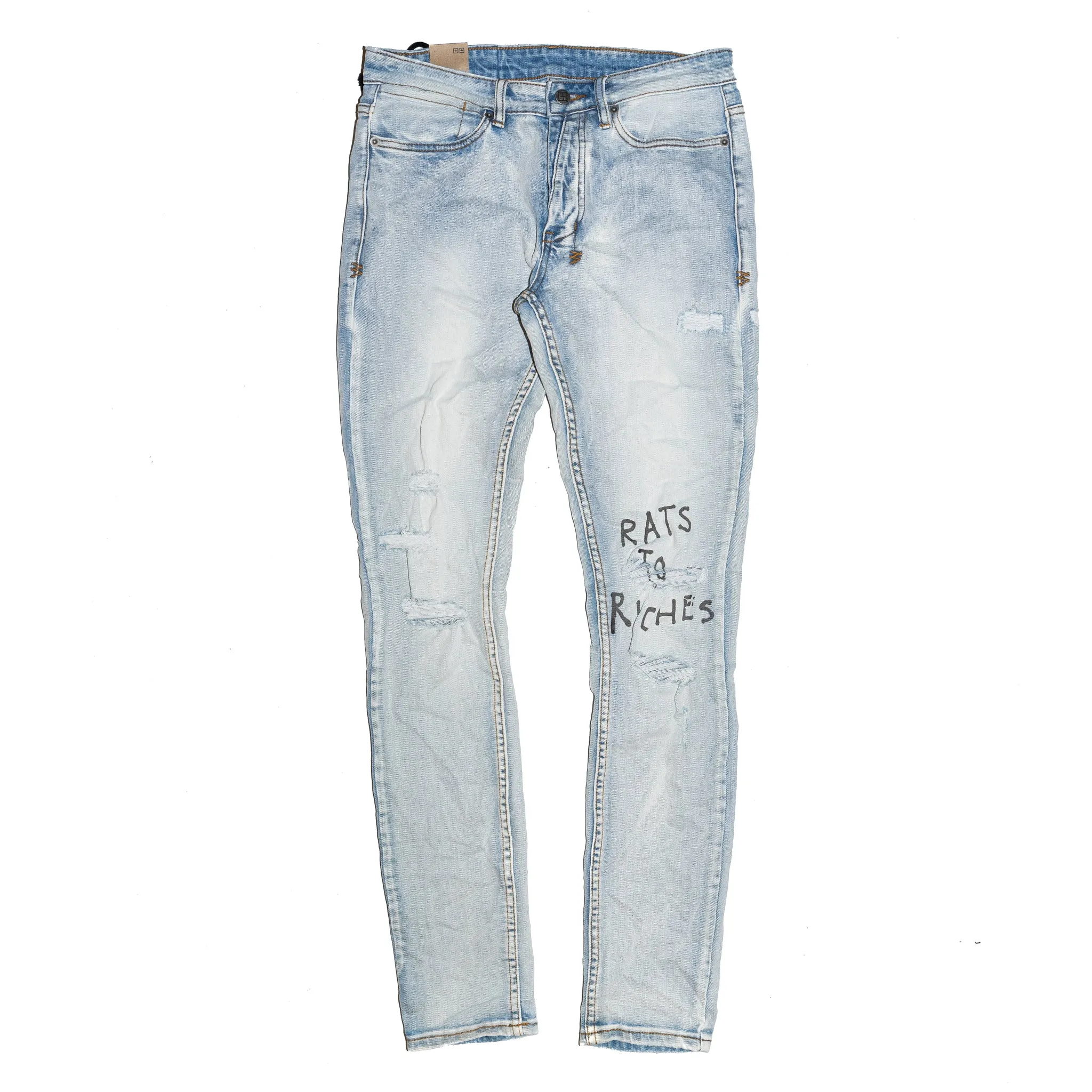 Ksubi Van Winkle Rats to Riches Trashed Jeans