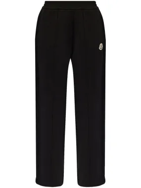 LOGO-PATCH VIRGIN WOOL TRACK PANTS