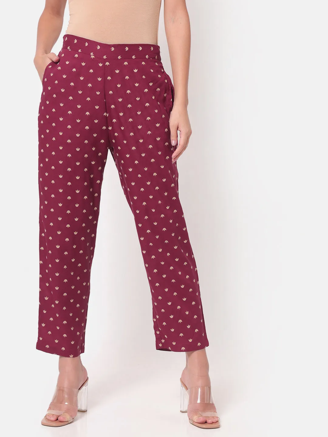 Malang Straight Maroon Pants