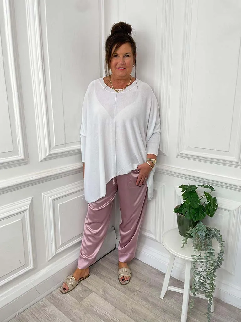 Malissa J 7/8 Fisherman Trousers - Blush Pink