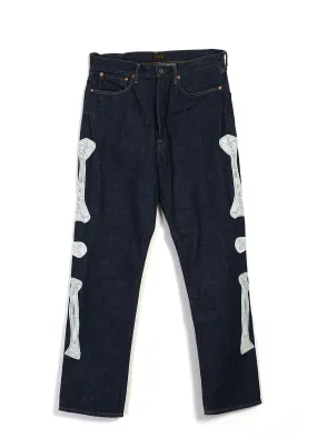 MEXICAN TUXEDO | 14Oz 5P Okagilly Denim Jeans | Indigo