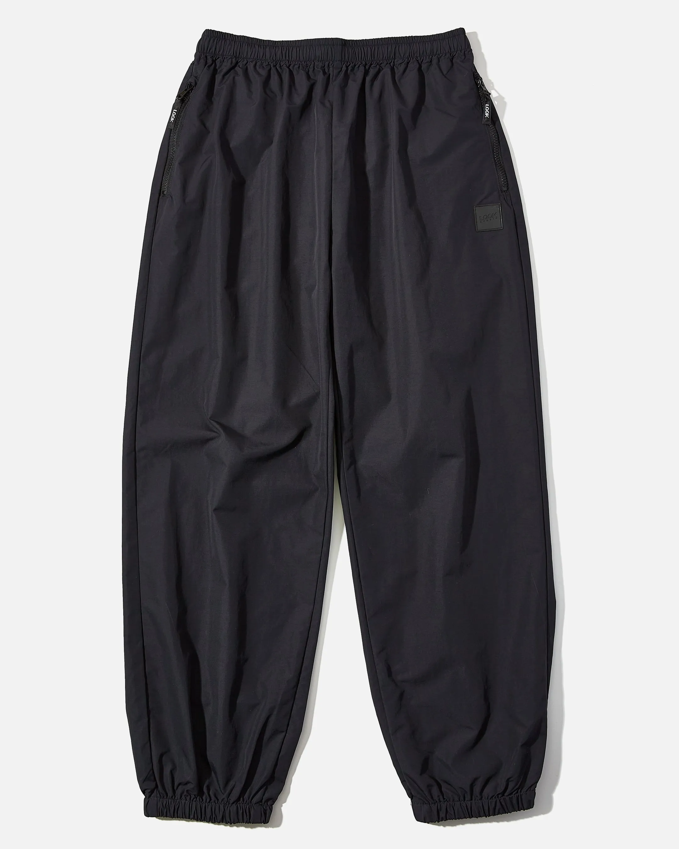 Nylon Track Pants - Black