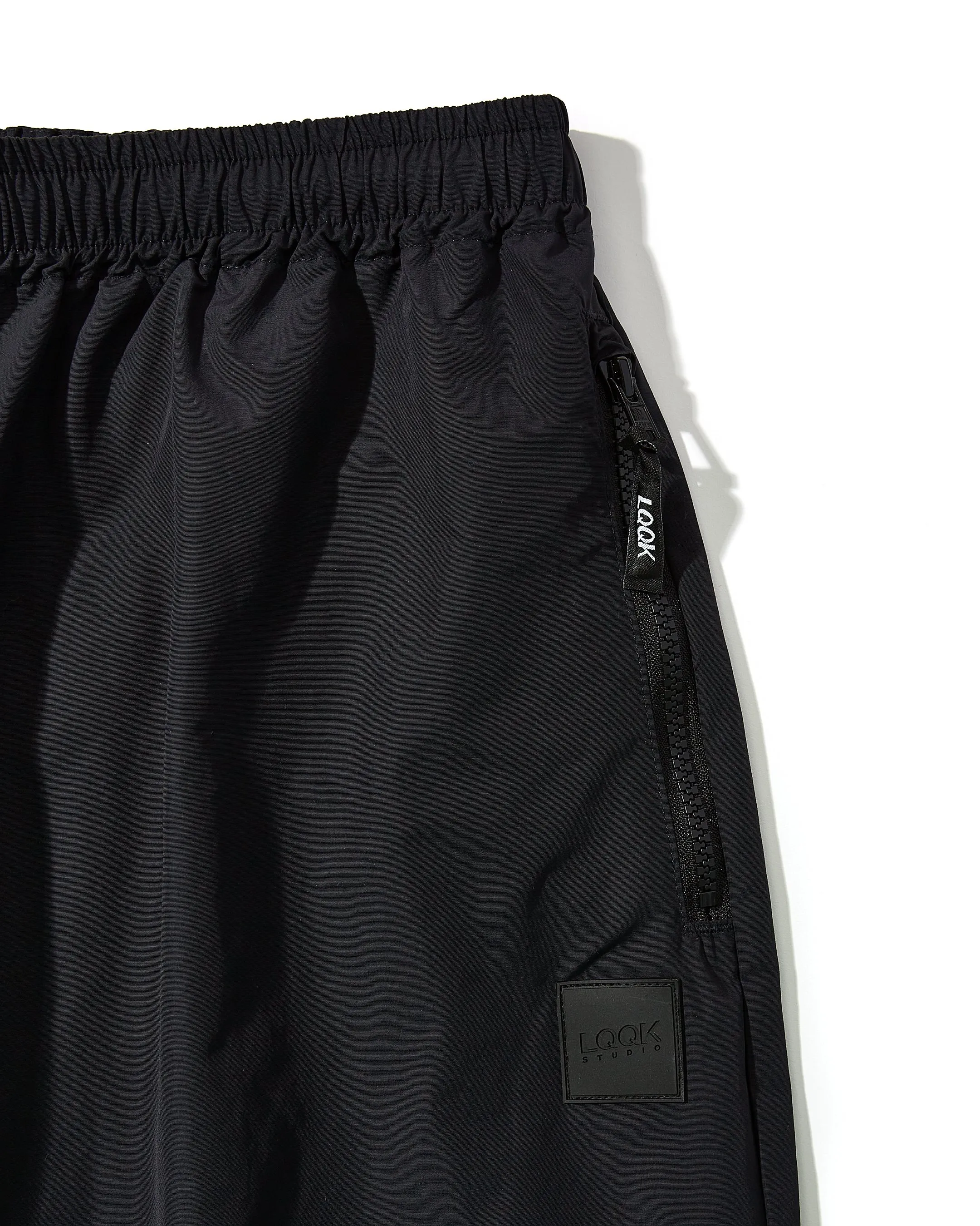 Nylon Track Pants - Black