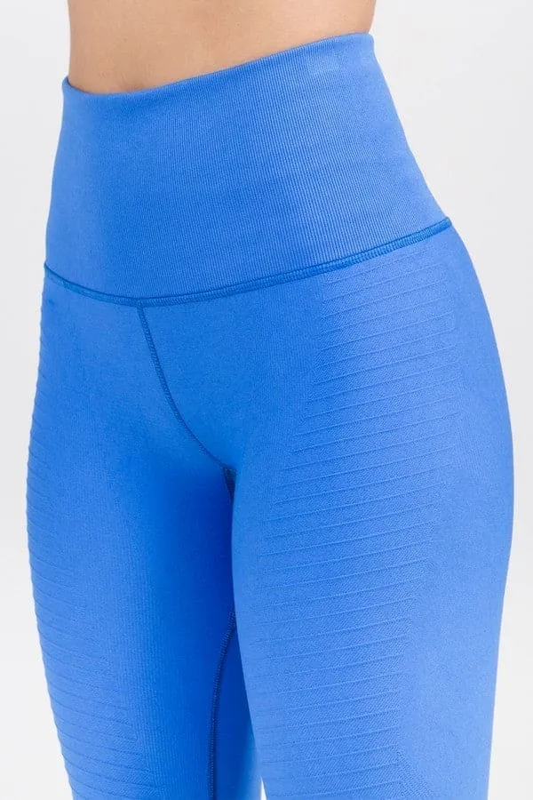 Ombre Moto Ridge Compression Leggings