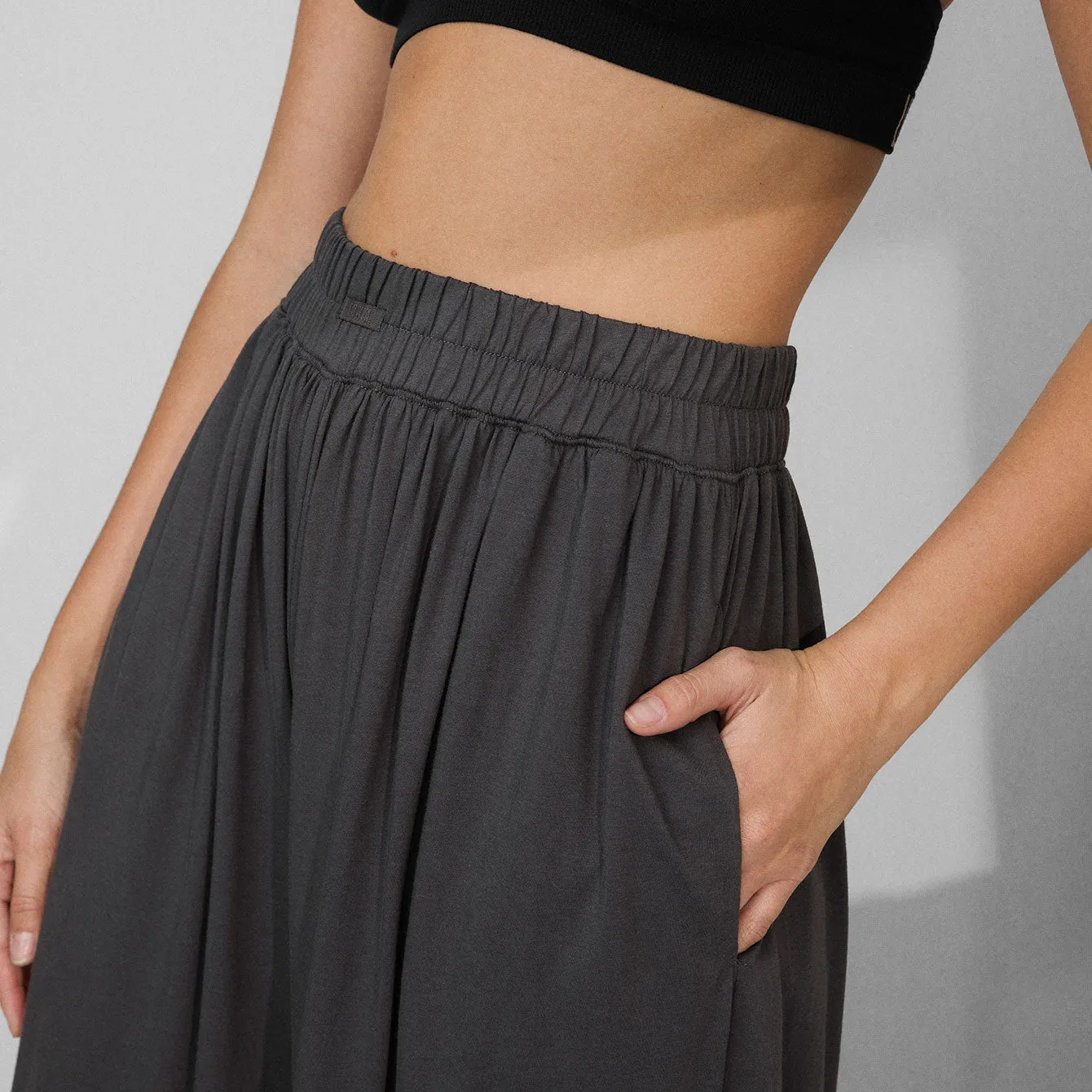 Organic Pima Wide Leg Pant