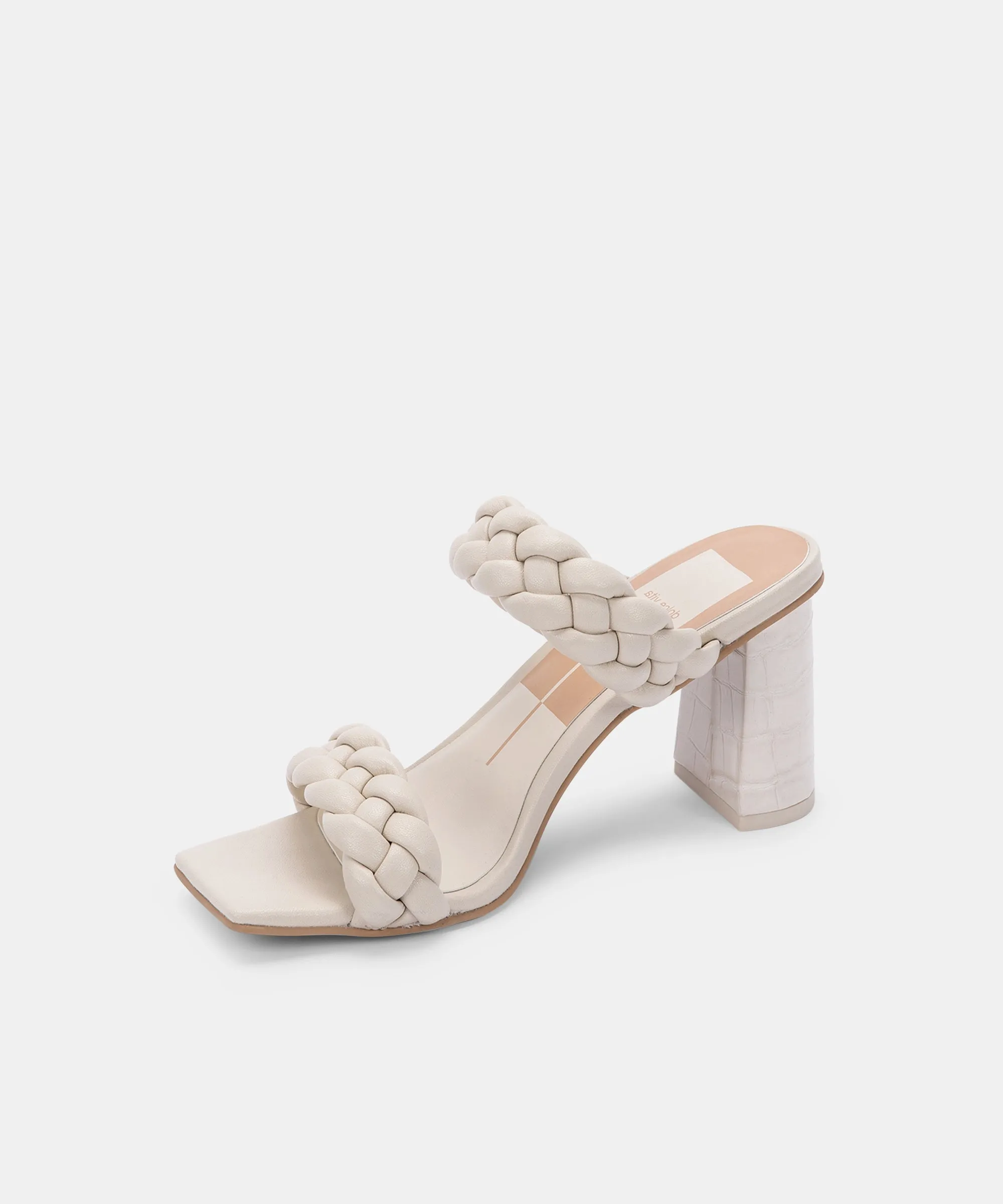 PAILY WIDE HEELS IVORY STELLA - re:vita