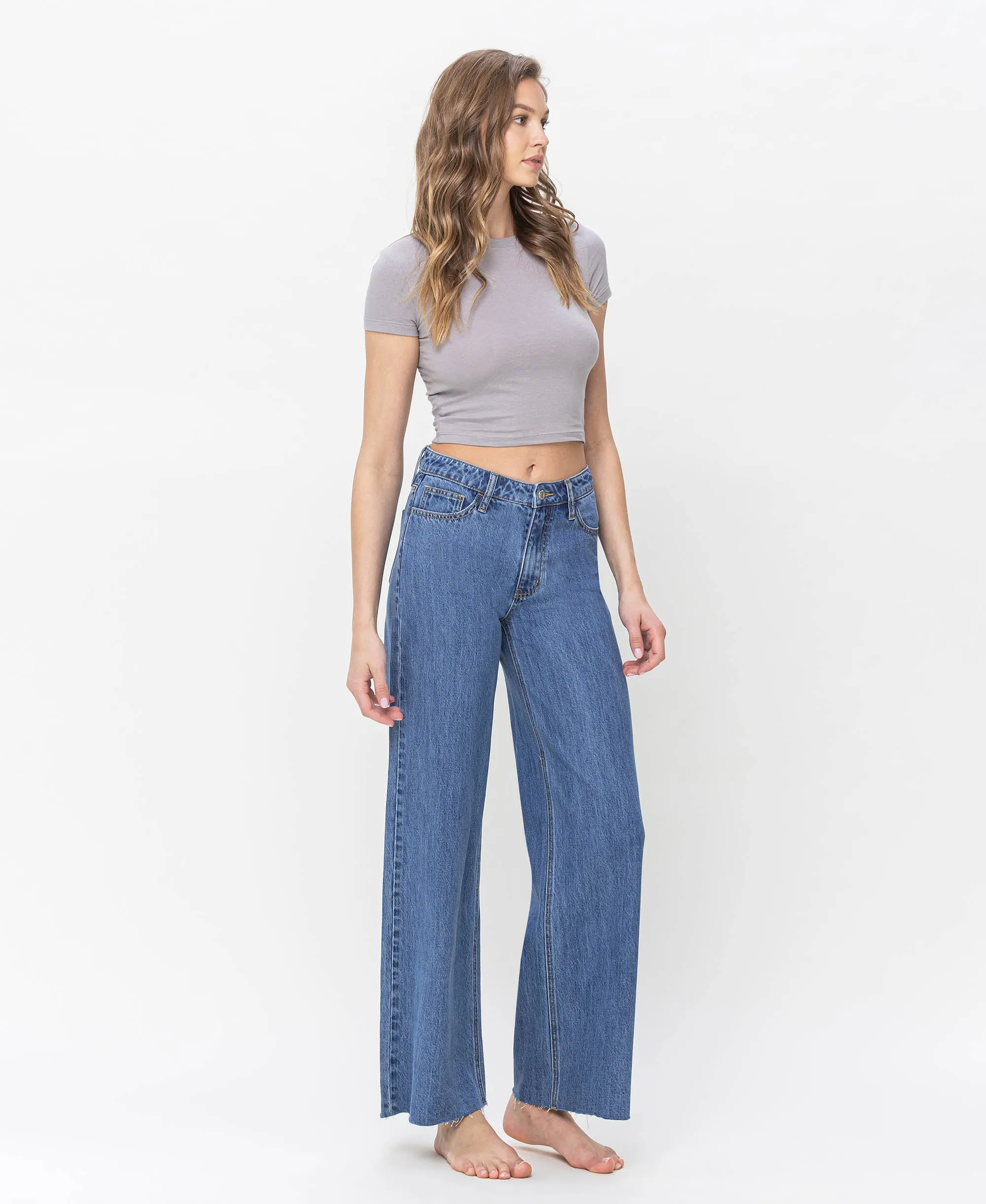 Phenomenal - High Rise Wide Leg Jeans