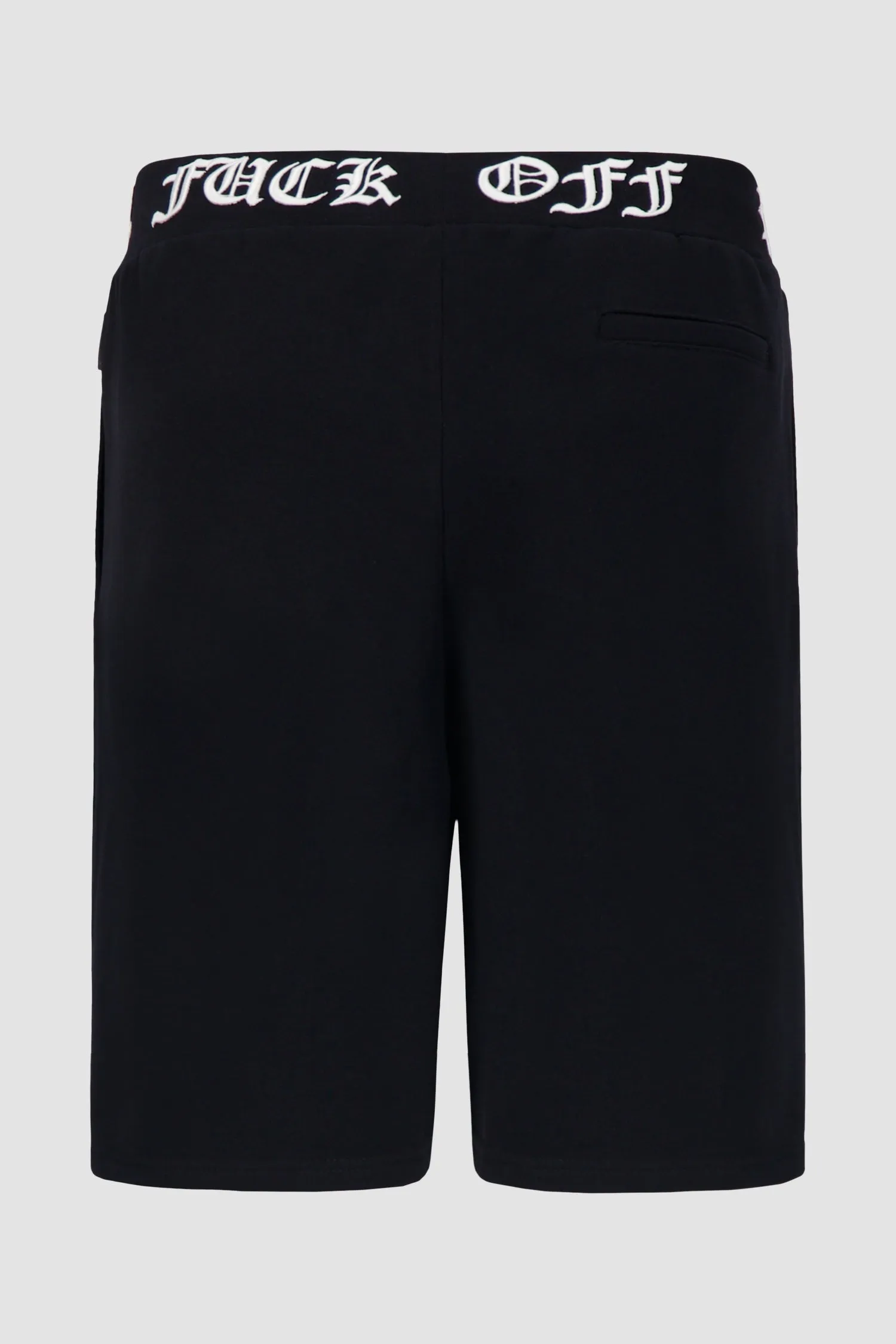 Philipp Plein Black Skull&Bones Jogging Shorts