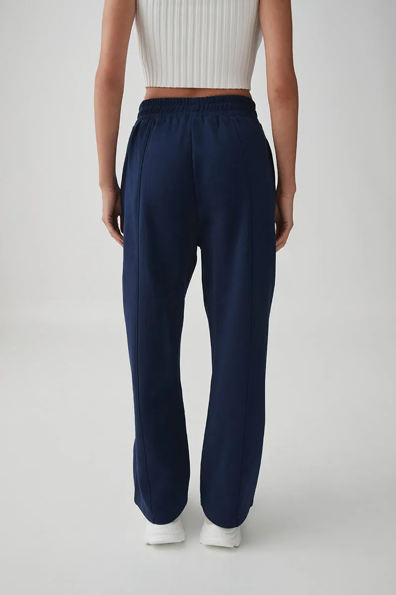 Pintuck Wide Leg Trackpant 511