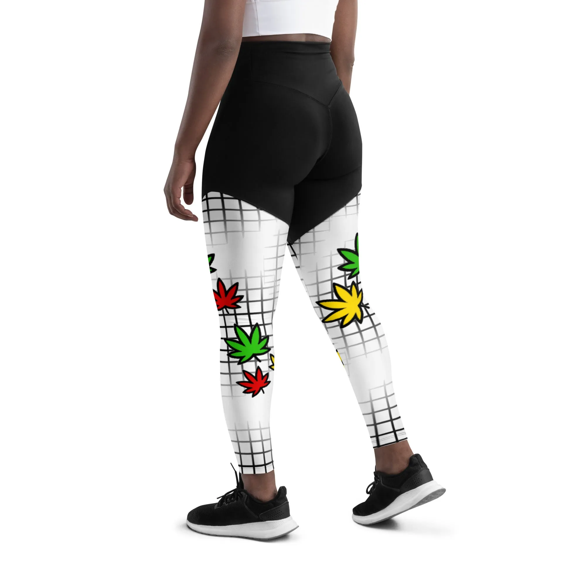 Ras Colors Grid Sports Leggings