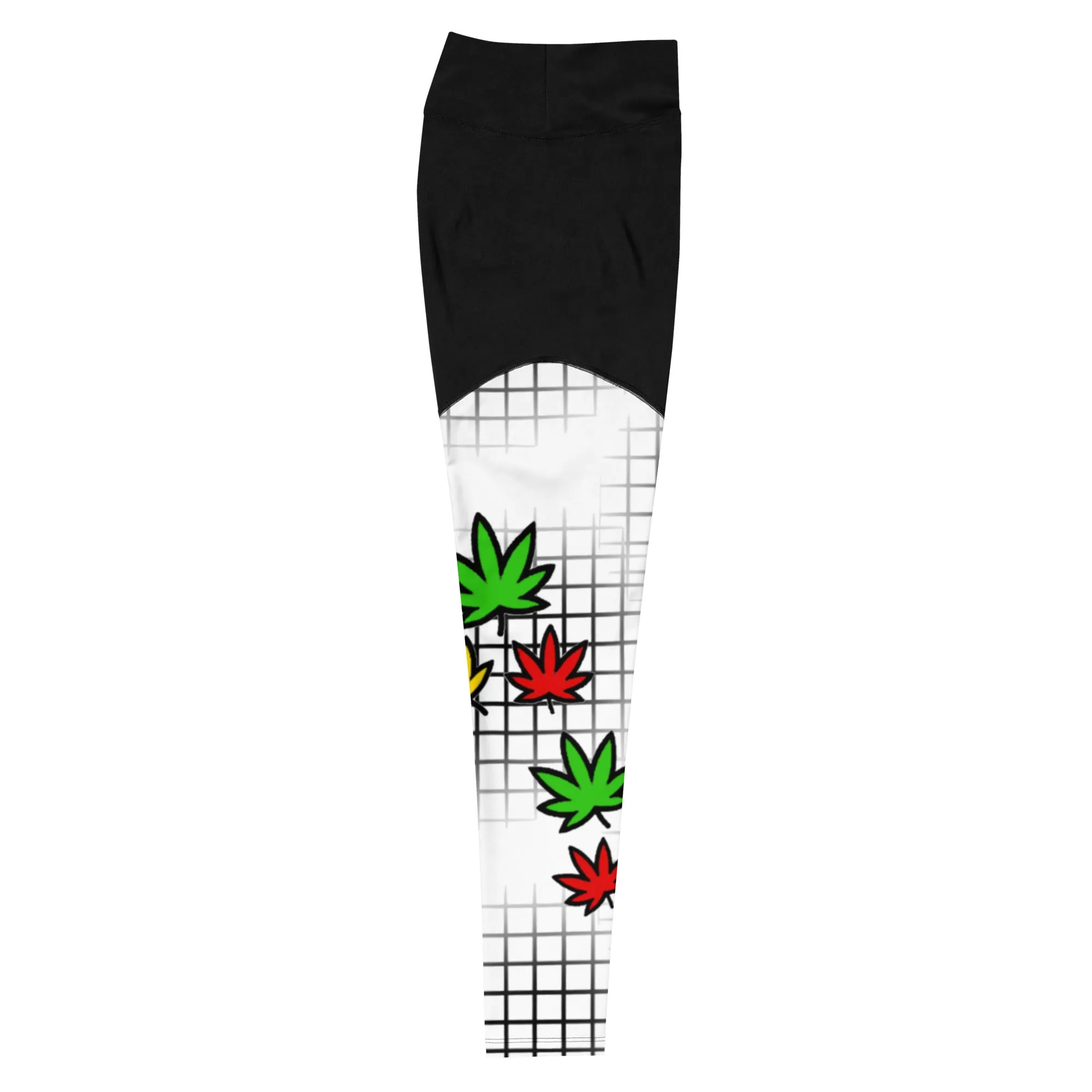 Ras Colors Grid Sports Leggings