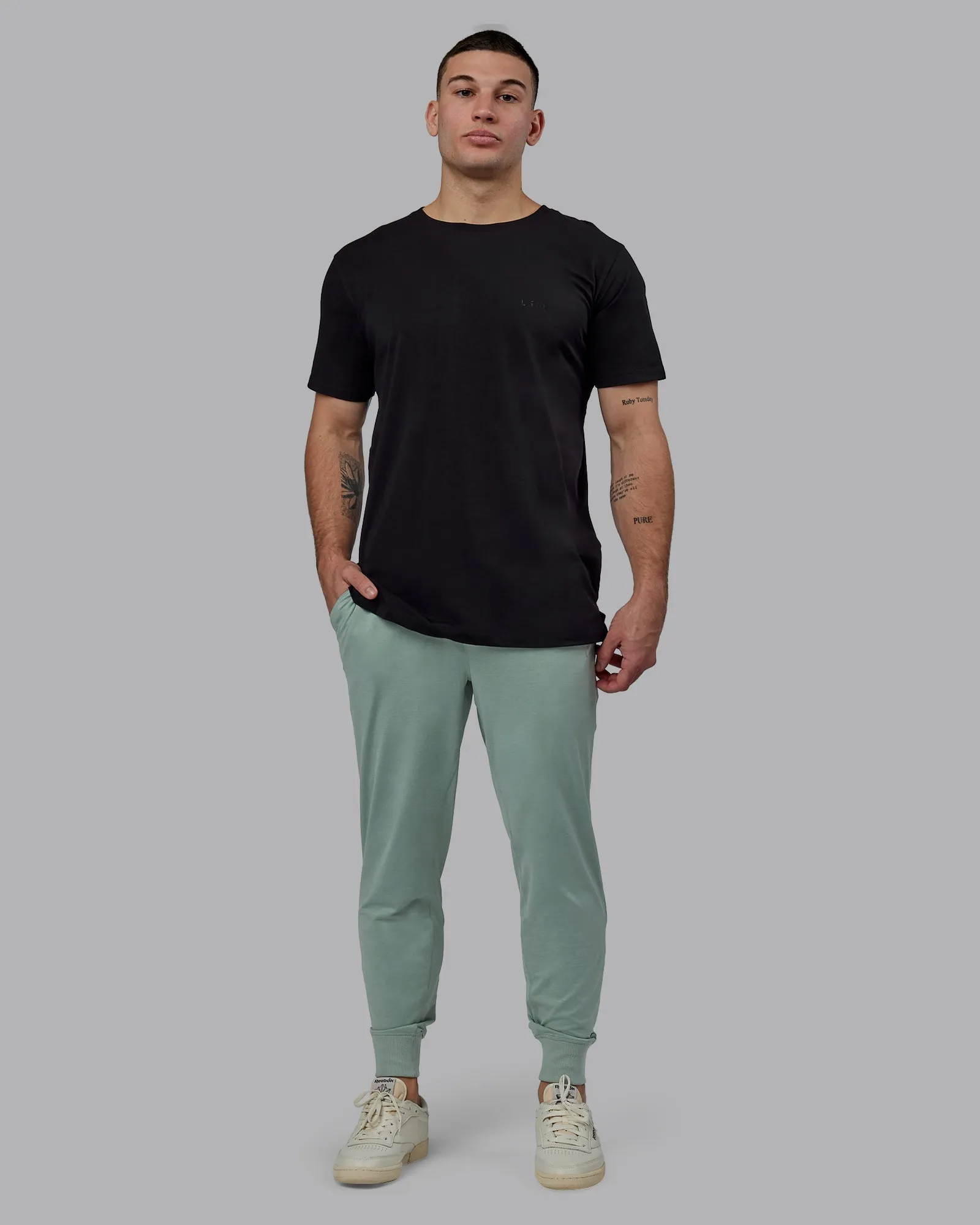 Restore CloudFLX Joggers - Iceberg Green Marl