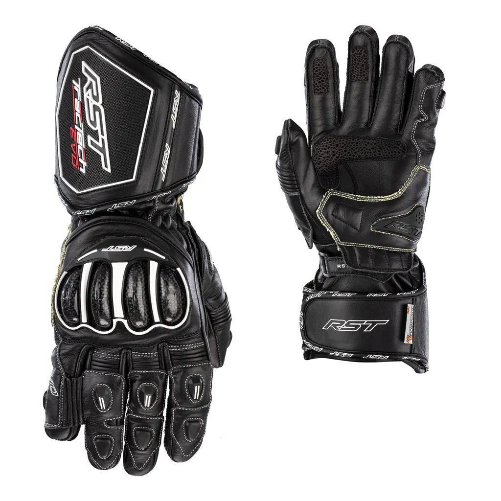 RST Tractech Evo 4 CE Mens Glove - Black / Black