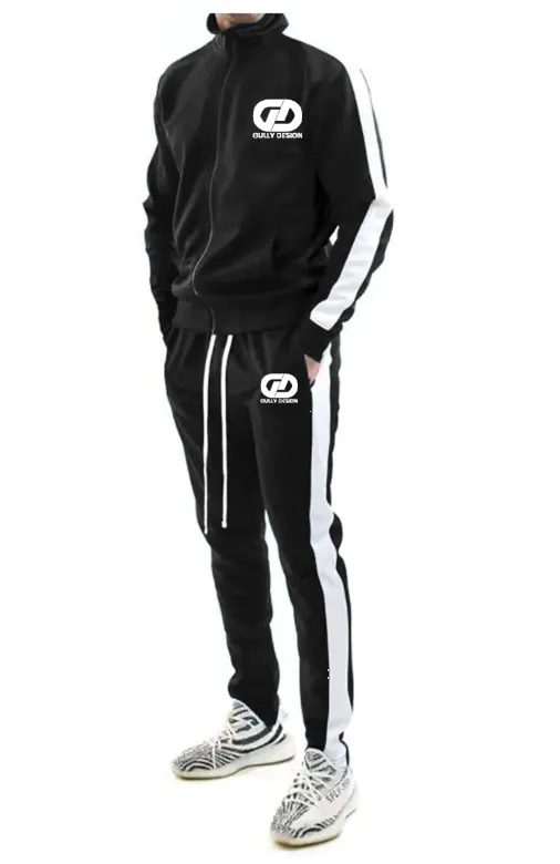 Sleek and Stylish Gully Athletic Wear with Embroidered Logos