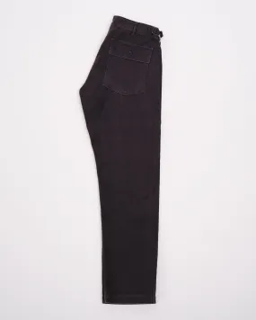 SLIM FIT FATIGUE PANTS BLACK STONE