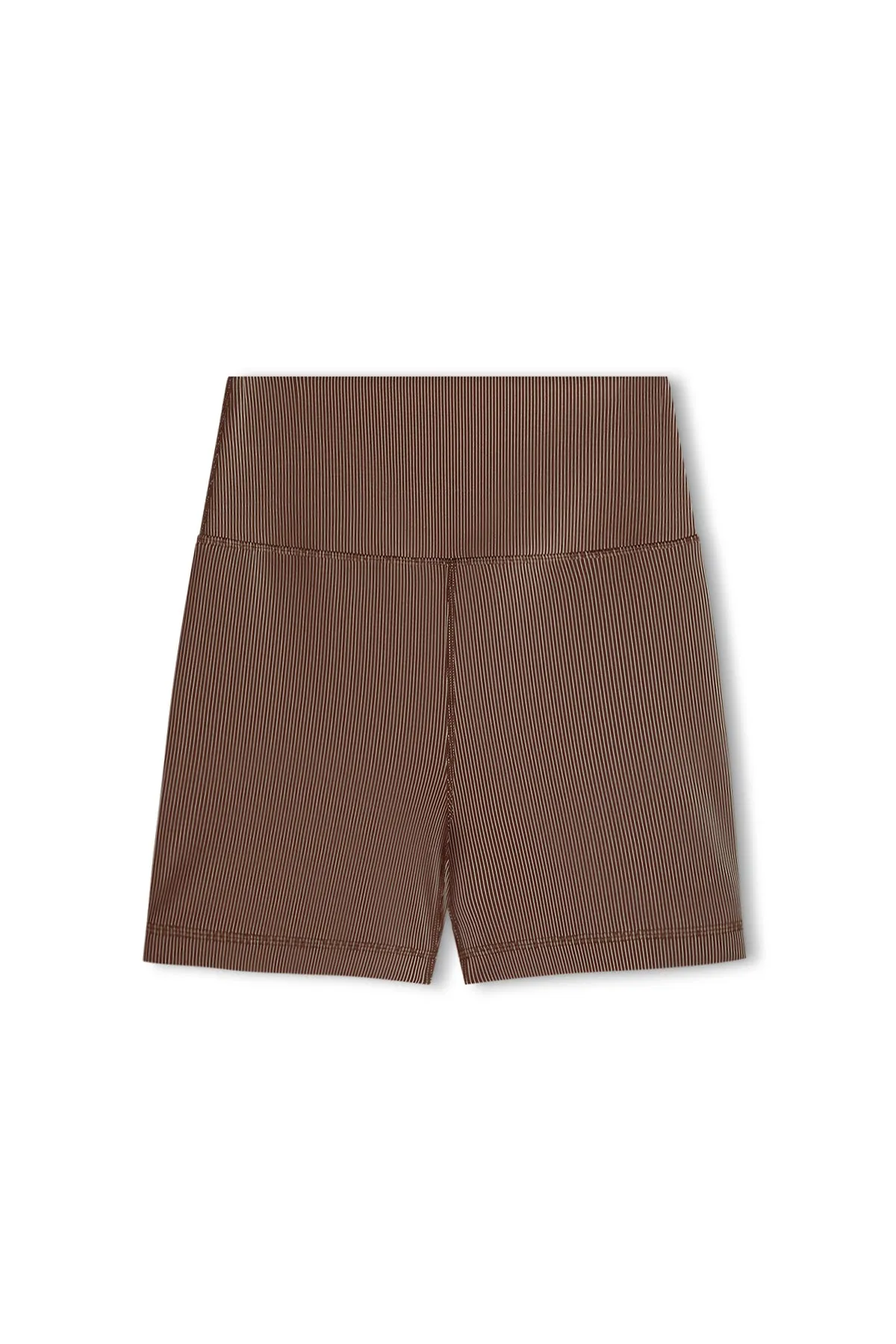 Stripe Rib Short - Chocolate