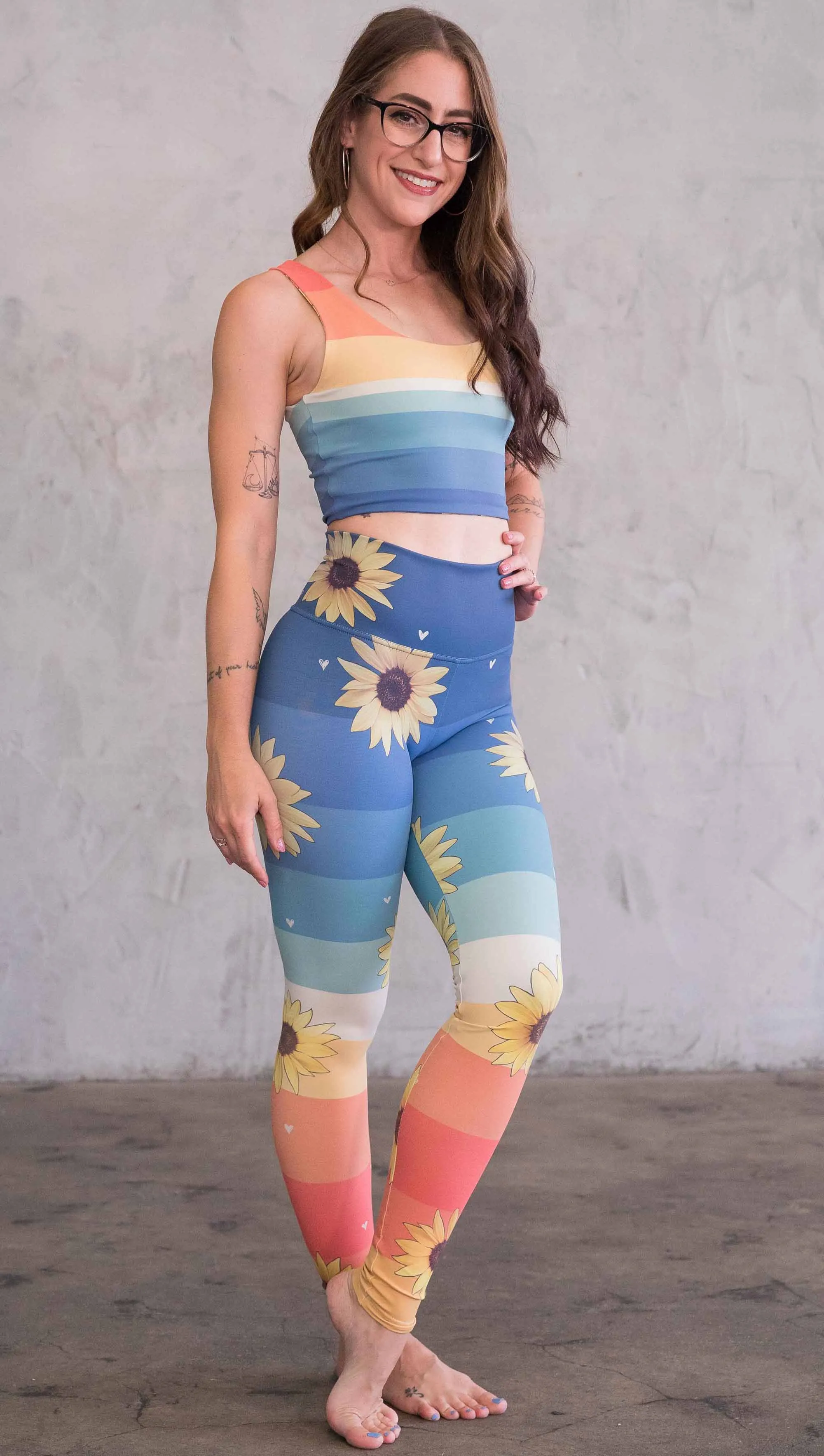 Sunflowers - Athleisure Leggings