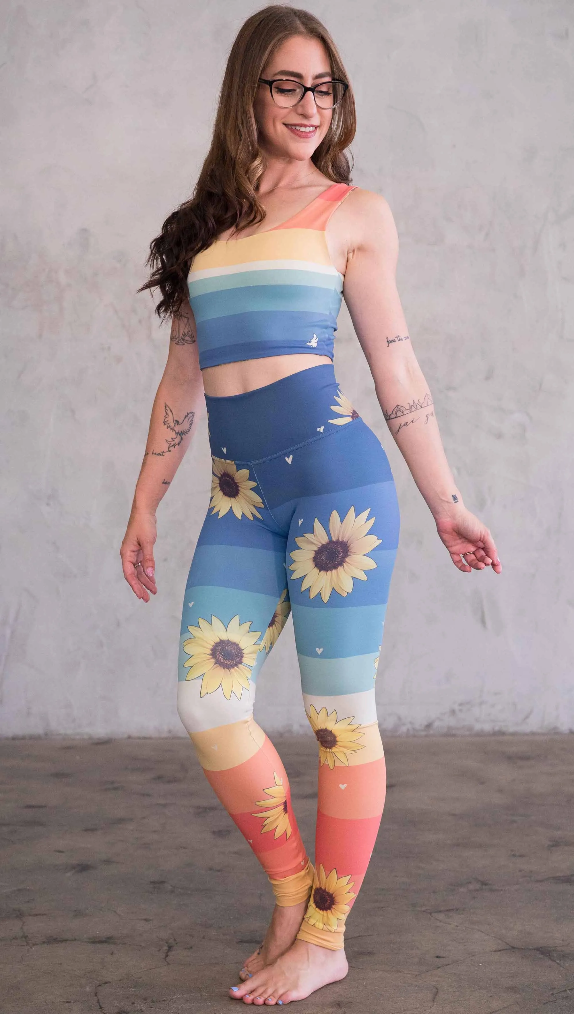 Sunflowers - Athleisure Leggings