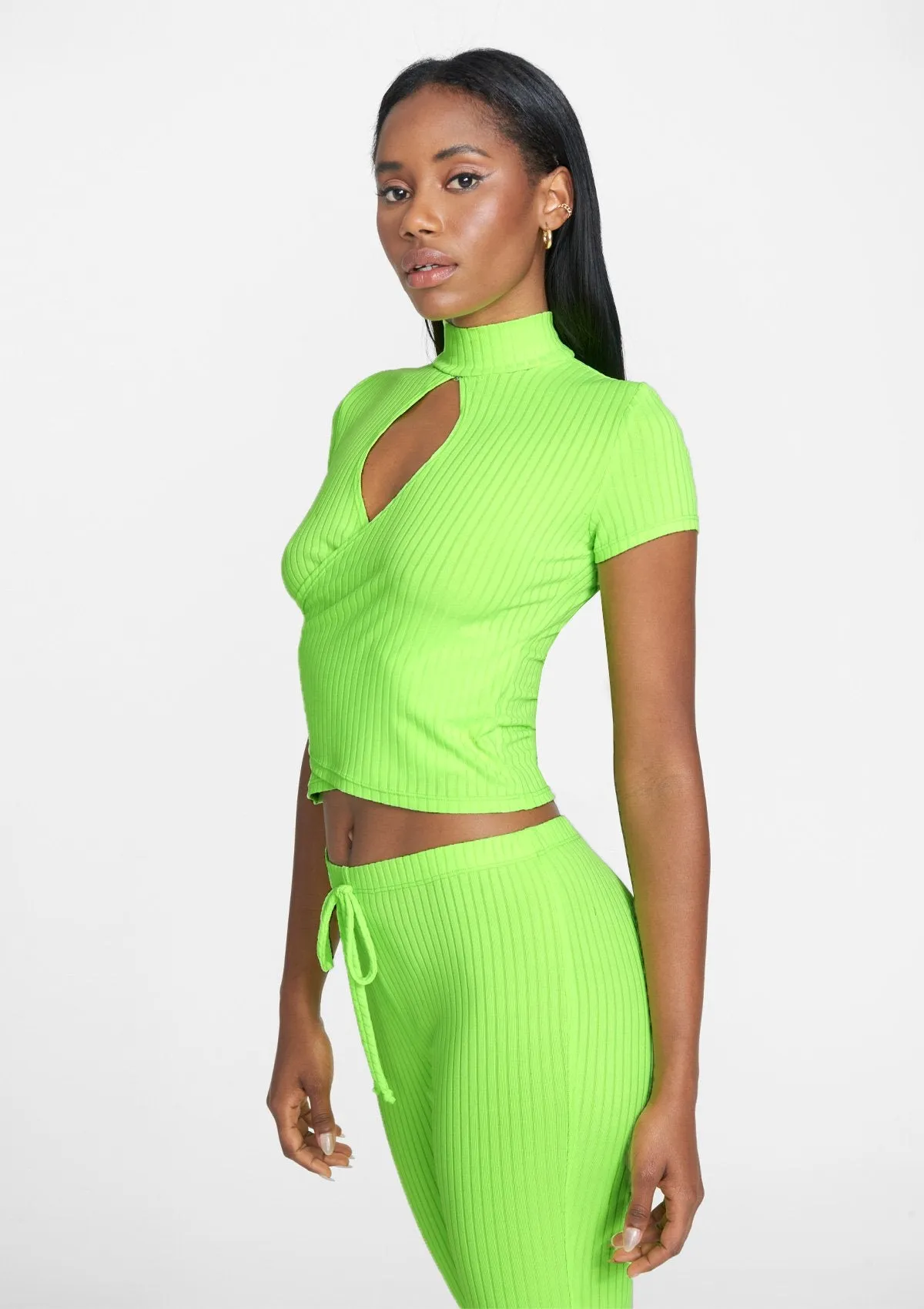 Tall Elana Keyhole Crop Top