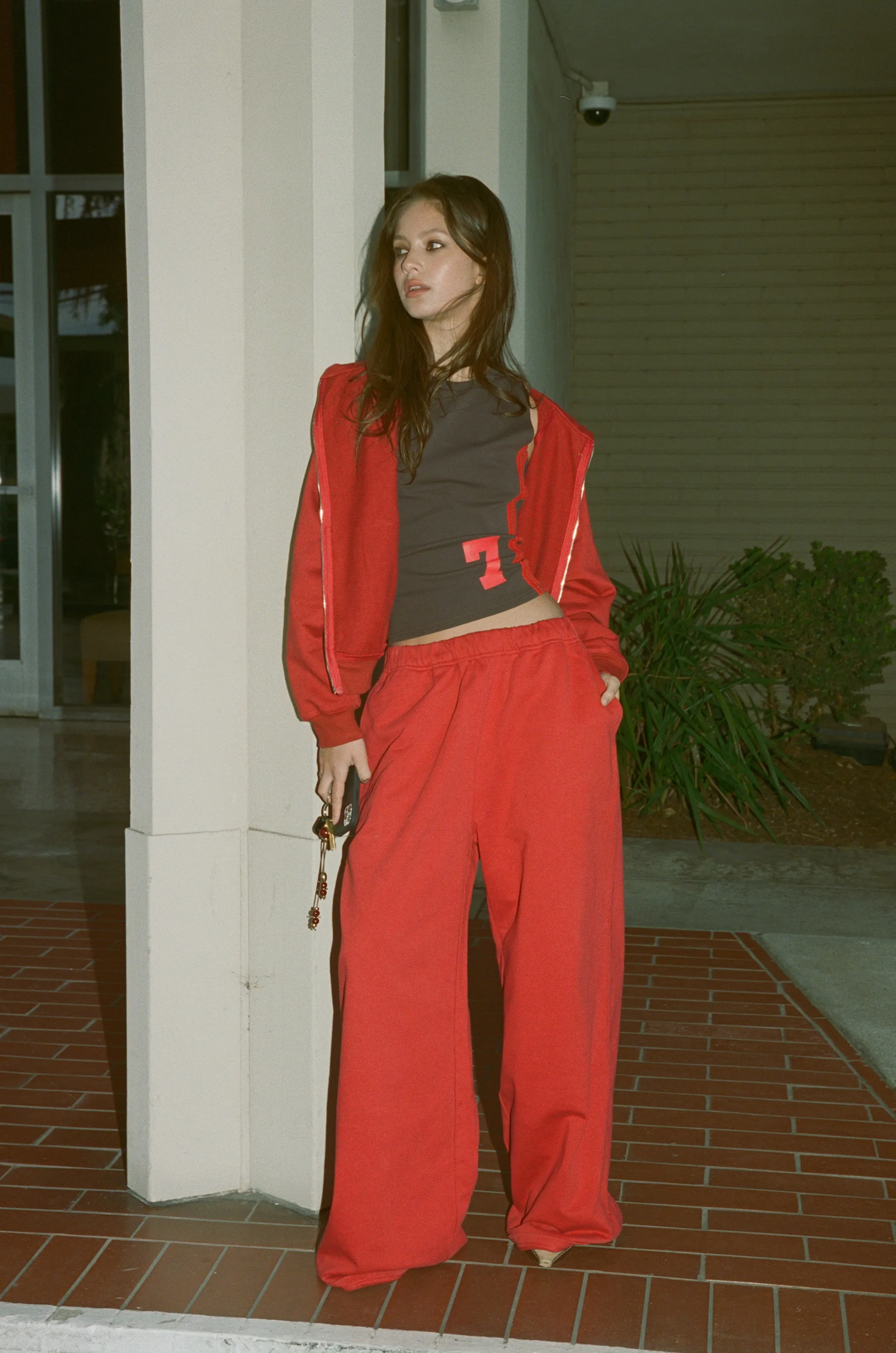 The Classic Track Pant | Red