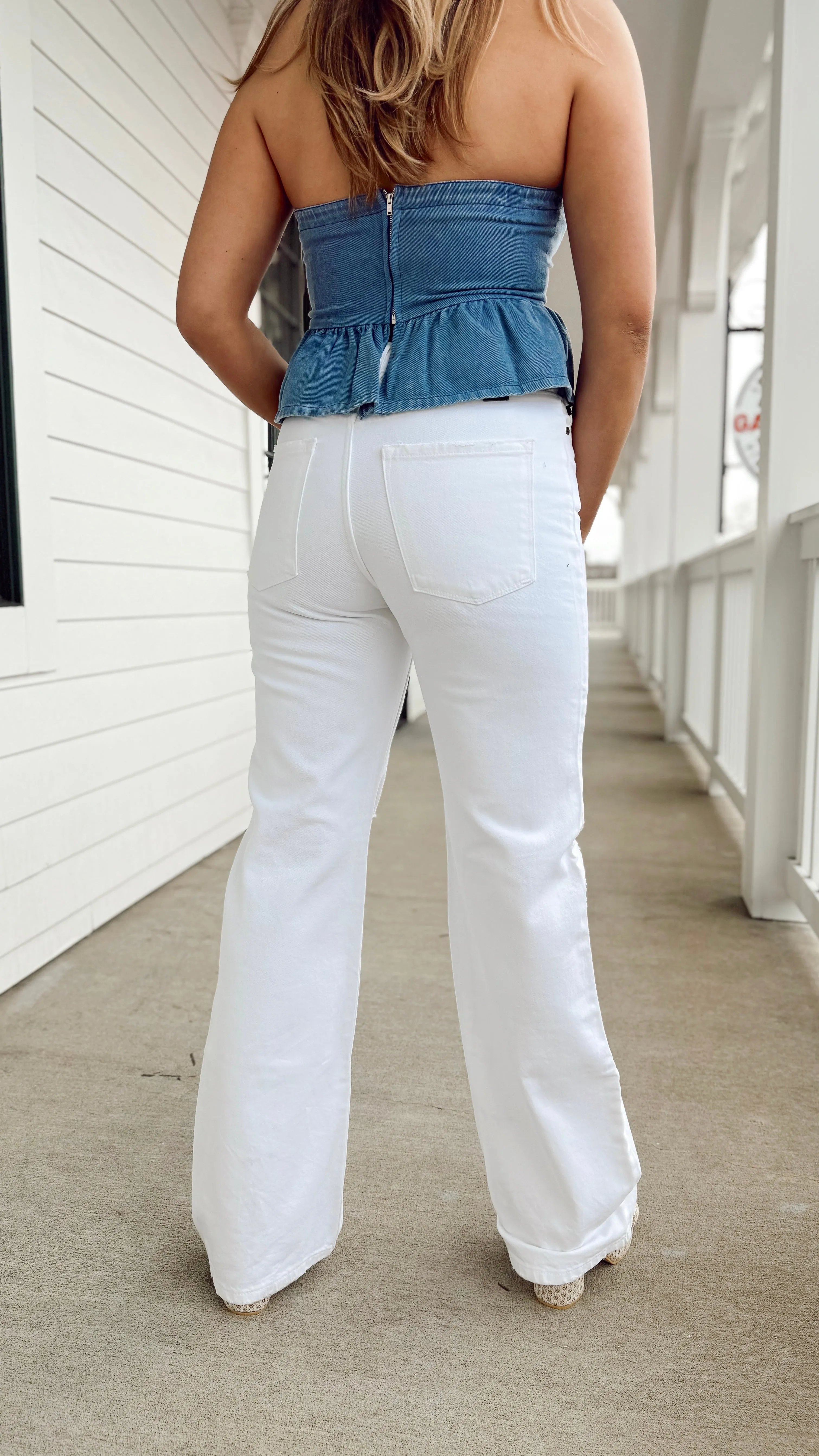 The Montana Ultra High Rise 90's Flare Jeans