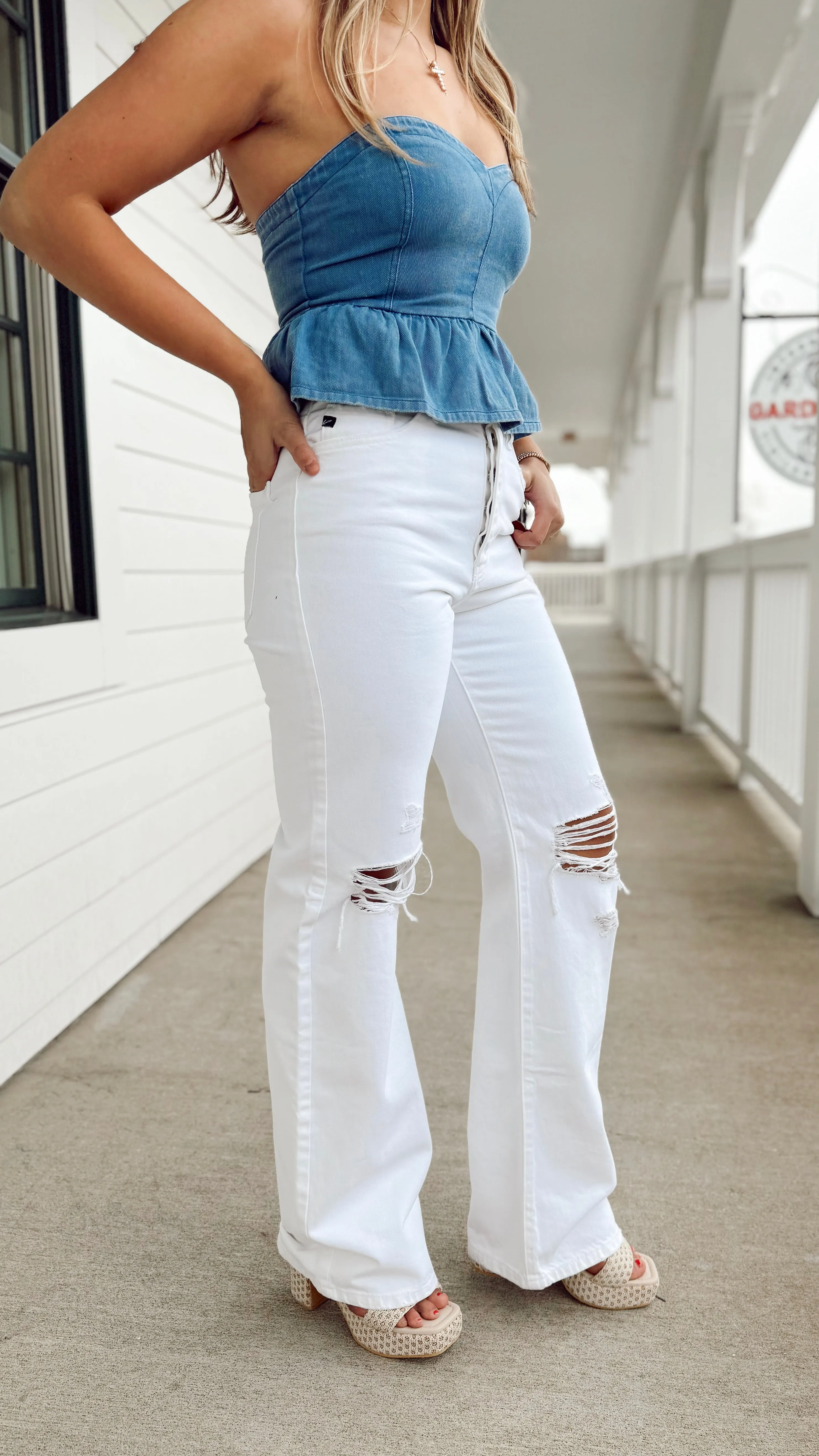 The Montana Ultra High Rise 90's Flare Jeans