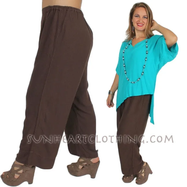 Tienda ho Roma Pant Moroccan Cotton Boho Hippic Chic Sml-2x