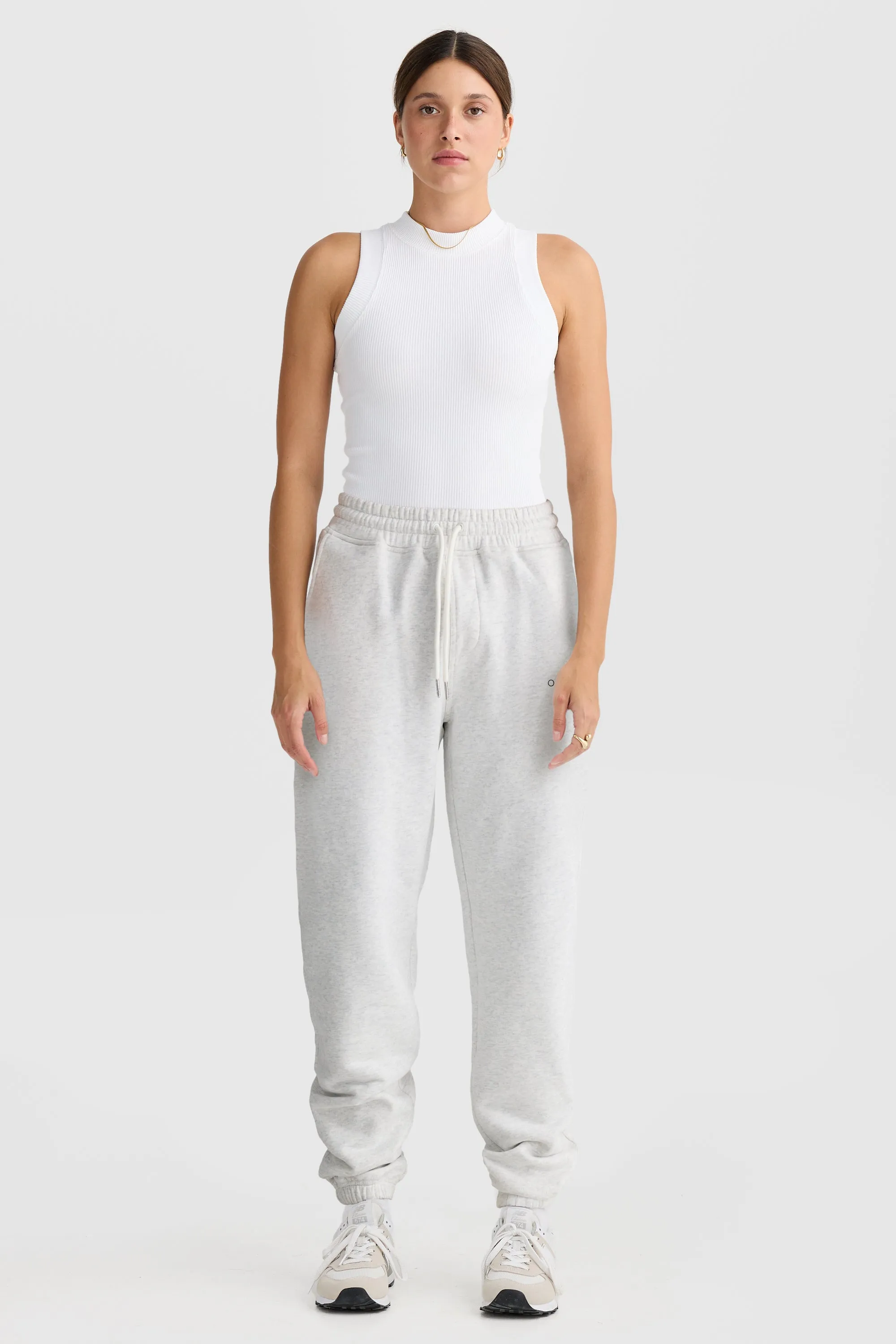 Unisex Darcy Track Pants White Marle