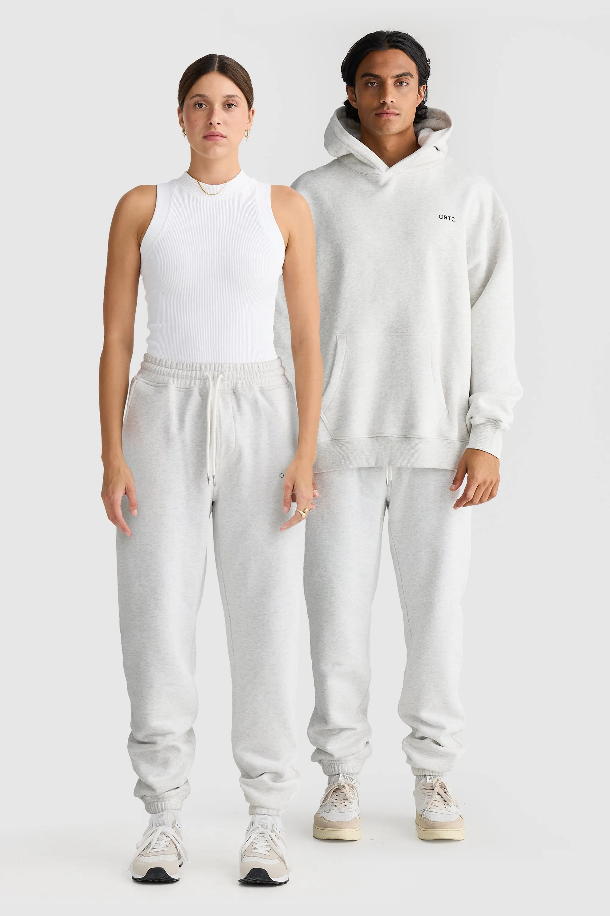 Unisex Darcy Track Pants White Marle