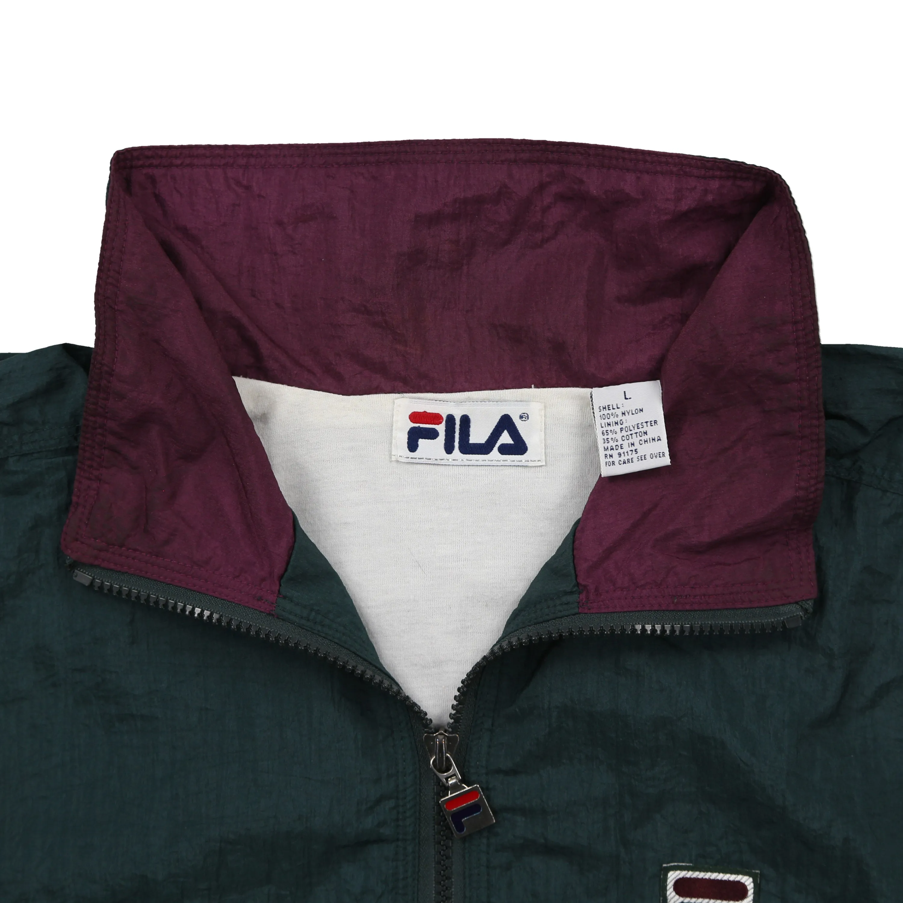 Vintage Fila Windbreaker Track Suit w Pants