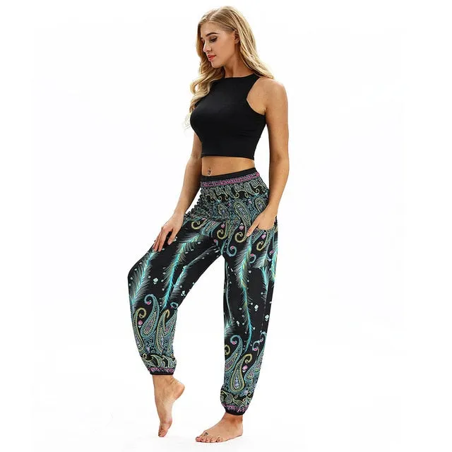 Women Casual Loose Hippy Yoga Pants